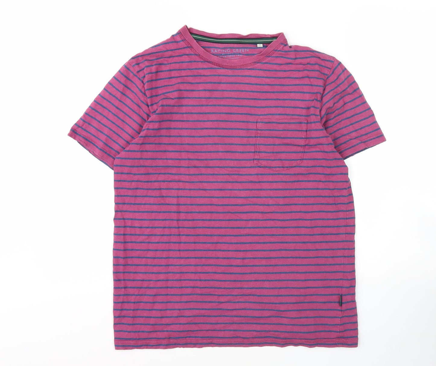 Unisex Adults UK Size S Racing Green Multicoloured  T-Shirt