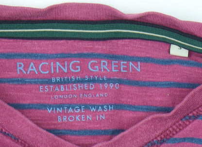 Unisex Adults UK Size S Racing Green Multicoloured  T-Shirt