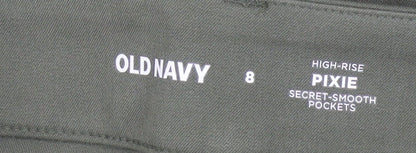 Old Navy Green Women's High-Rise Slim Trousers Size 8