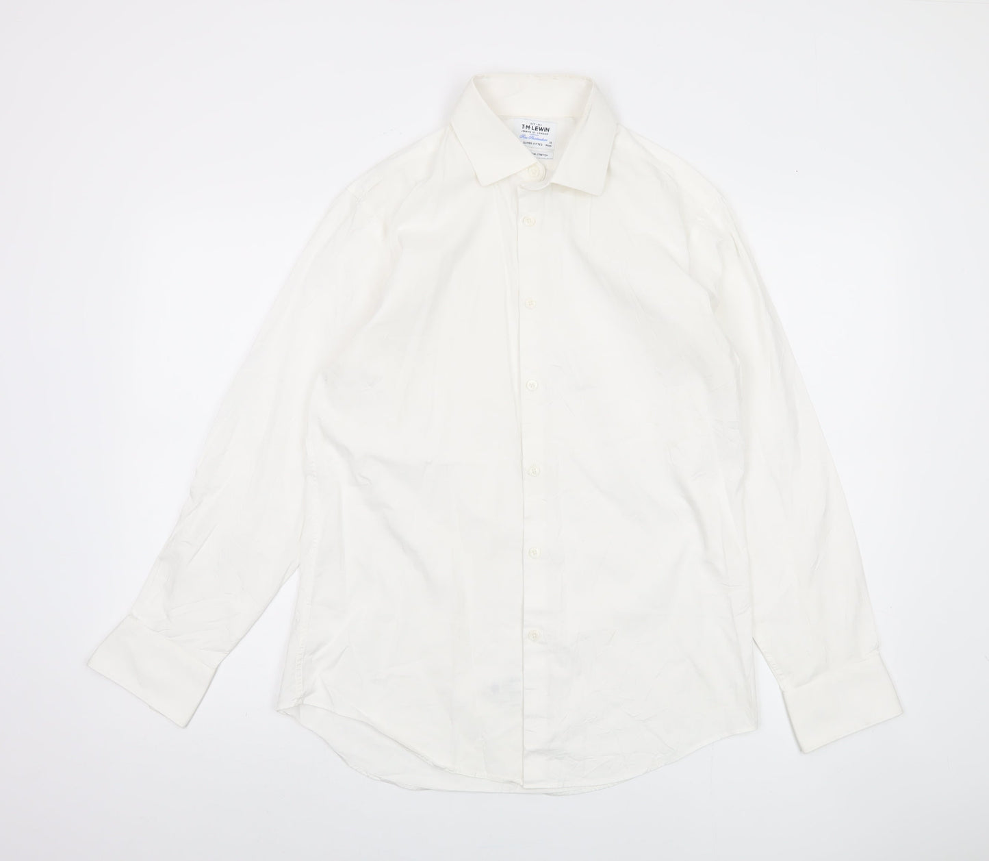 T.M.Lewin Men's White Extra-Slim Shirt
