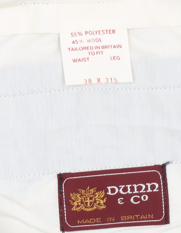 Dunn & Co Men's Black Dress Pants, Size 38