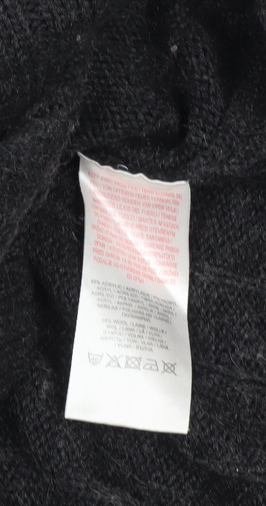 Kensington Dockside Men's Black XL Henley Jumper