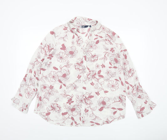Isle Women's Multicoloured Floral Blouse, Size 14