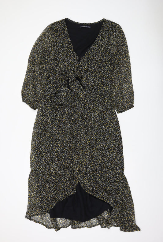 Abercrombie & Fitch Women's Floral Wrap Dress L