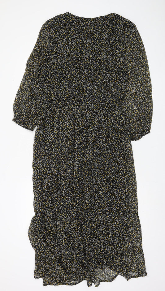 Abercrombie & Fitch Women's Floral Wrap Dress L