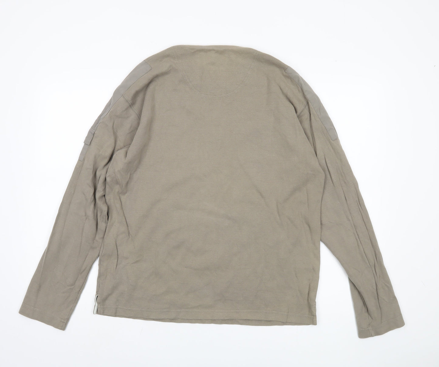 Ted Baker Men’s Beige Long Sleeve T-Shirt, Size L