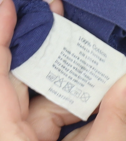 Jack Wills Men's Blue Cotton Crew Neck T-Shirt, Size S