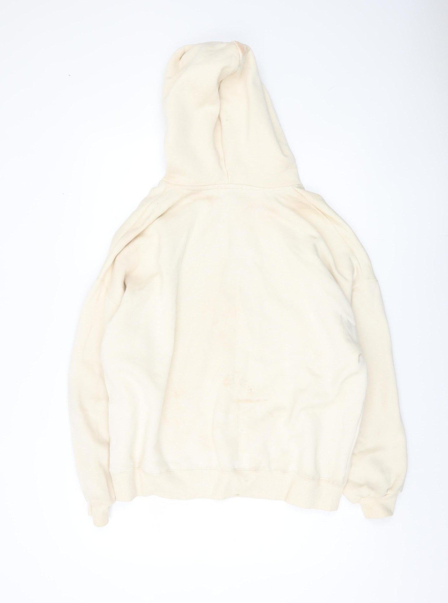 Teens UK Size 12 Pull&Bear Beige Pullover Hoodie