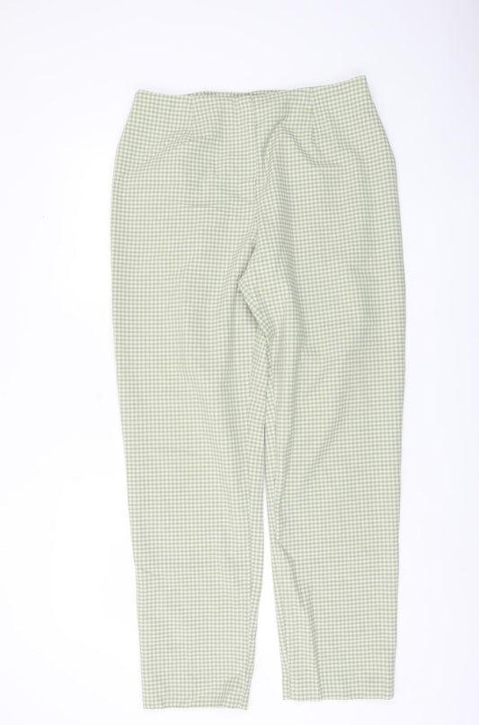 Womens UK Size 16 Kaliko Regular Fit  Green Trousers