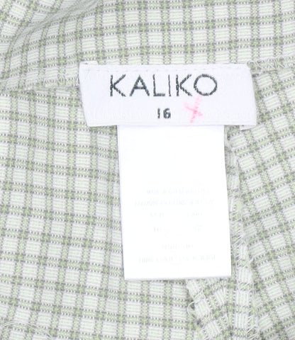 Womens UK Size 16 Kaliko Regular Fit  Green Trousers