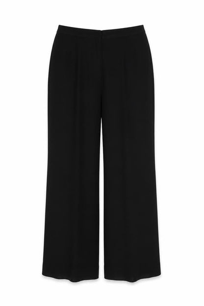 Country Casuals Women's Black Wide-Leg Trousers Size 14