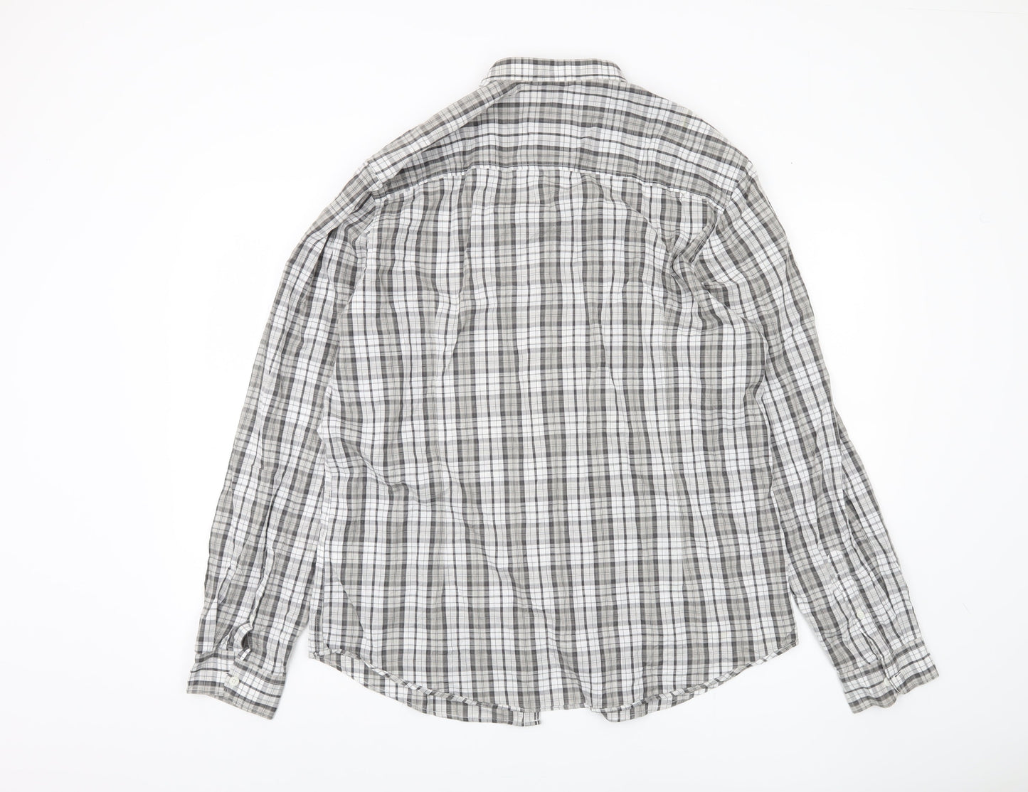 Springfield Men's Multicoloured XL Plaid Button-Up Shirt