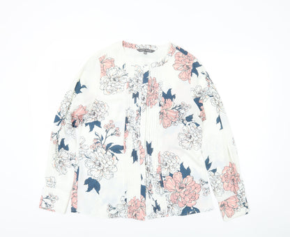 Laura Ashley Women's Floral Blouse Size 10 Multicoloured