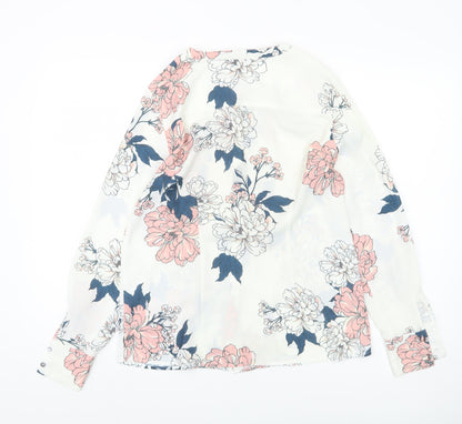 Laura Ashley Women's Floral Blouse Size 10 Multicoloured