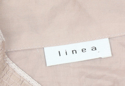 Womens UK Size 12 Linea Beige  Blouse
