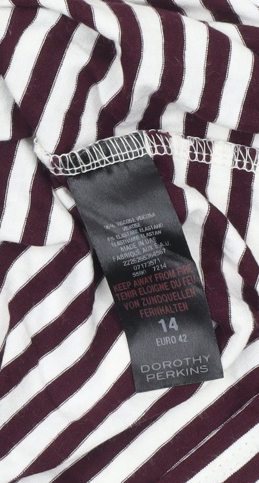 Dorothy Perkins Women's Striped Bodycon Dress 14