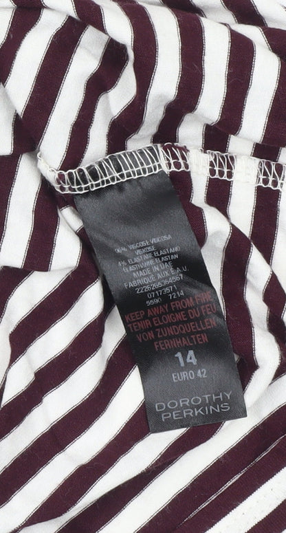 Dorothy Perkins Women's Striped Bodycon Dress 14