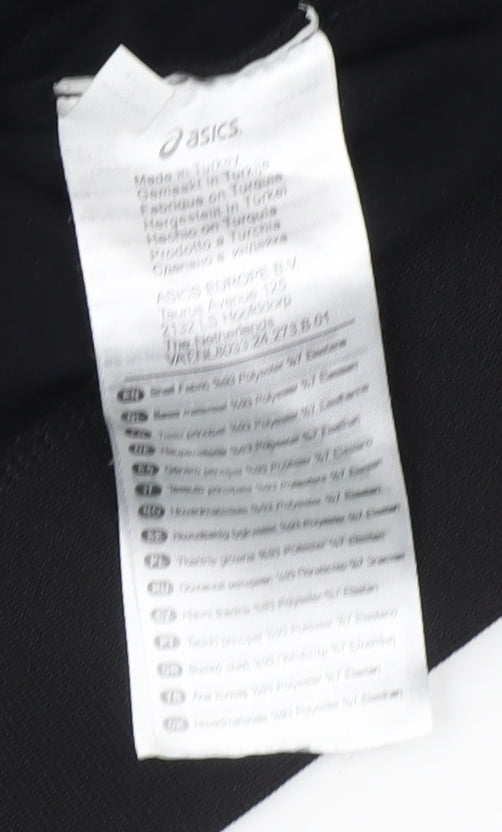 Asics Men's Black Jacket L Stand-Up Collar Casual