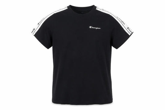 Champion Boys Black XL T-Shirt Logo Short Sleeve