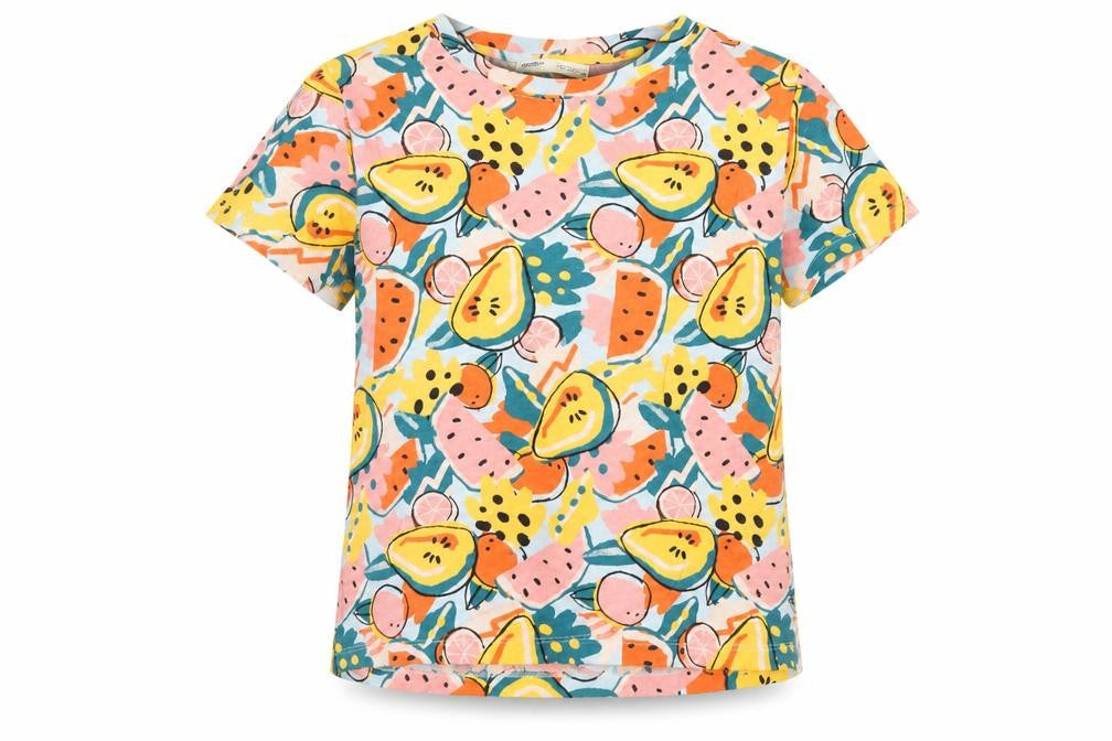 Womens UK Size M Pull & Bear Multicoloured Basic T-Shirt