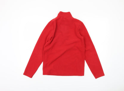 Mountain Warehouse Boys Red Fleece 1/4 Zip Sweatshirt 11-12