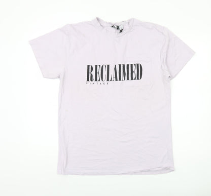Reclaimed Vintage Men's White L T-Shirt
