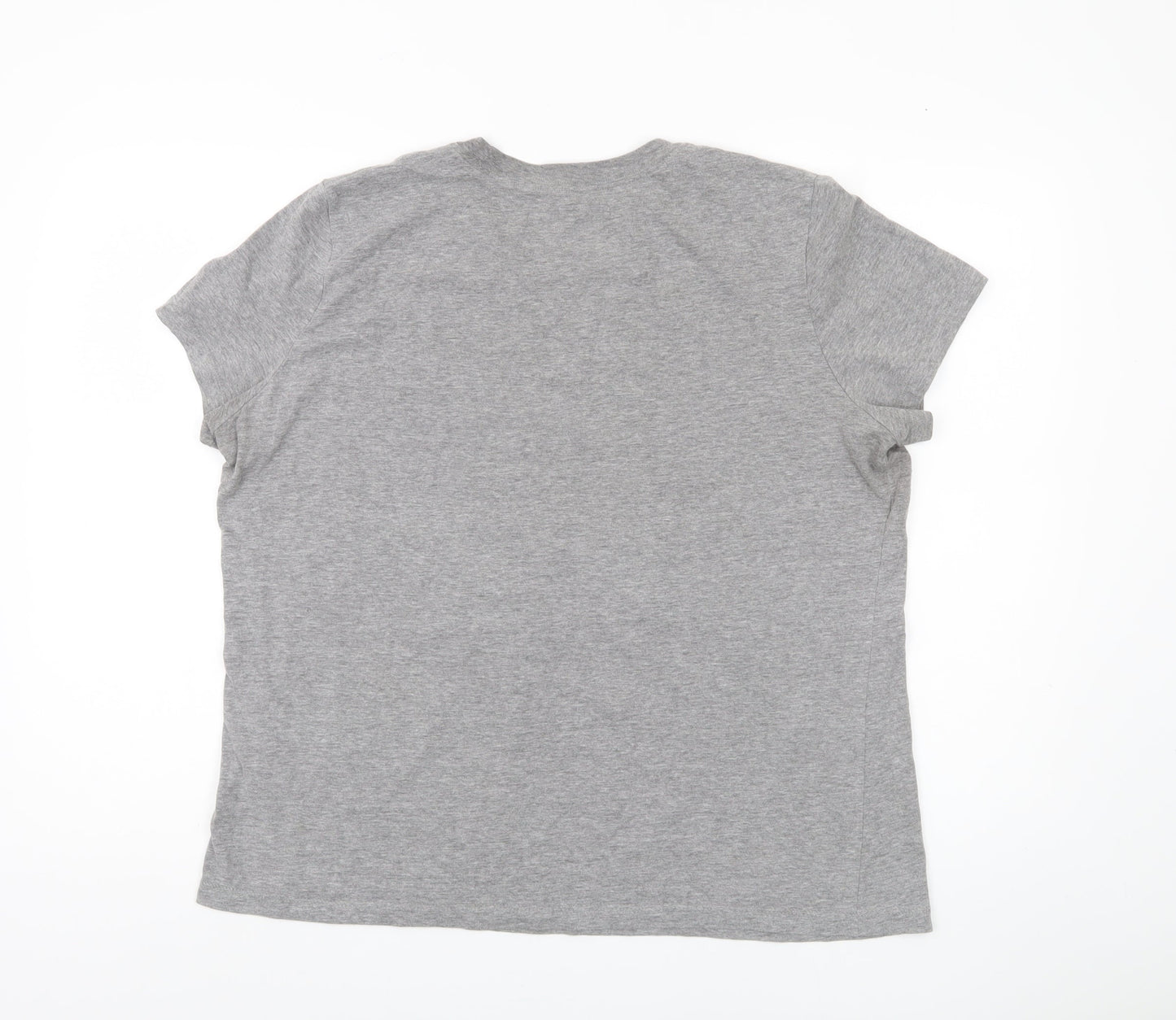 Unisex Adults UK Size XL Nike Grey Jersey T-Shirt