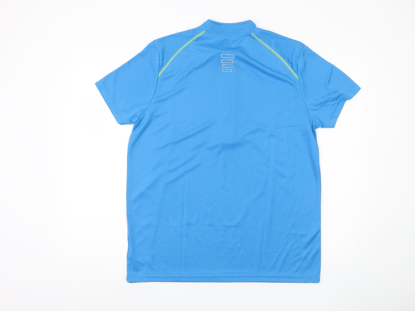 Crivit Men's Blue Running Top L 1/4 Zip Lightweight