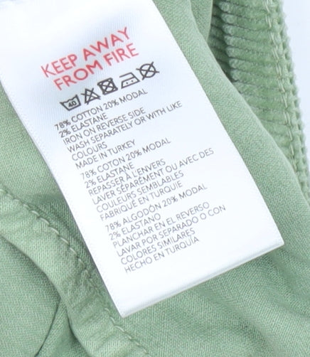 BDG Women's Green Corduroy Shorts Size 6