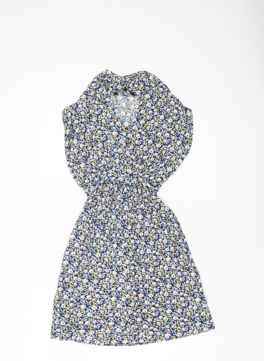 French Connection Women's Multicolour Wrap Dress