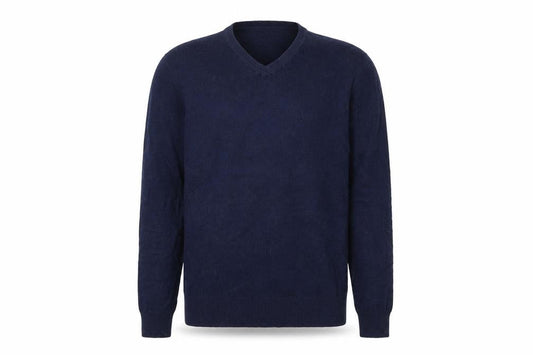 American Eagle Men's Blue Pullover Jumper M