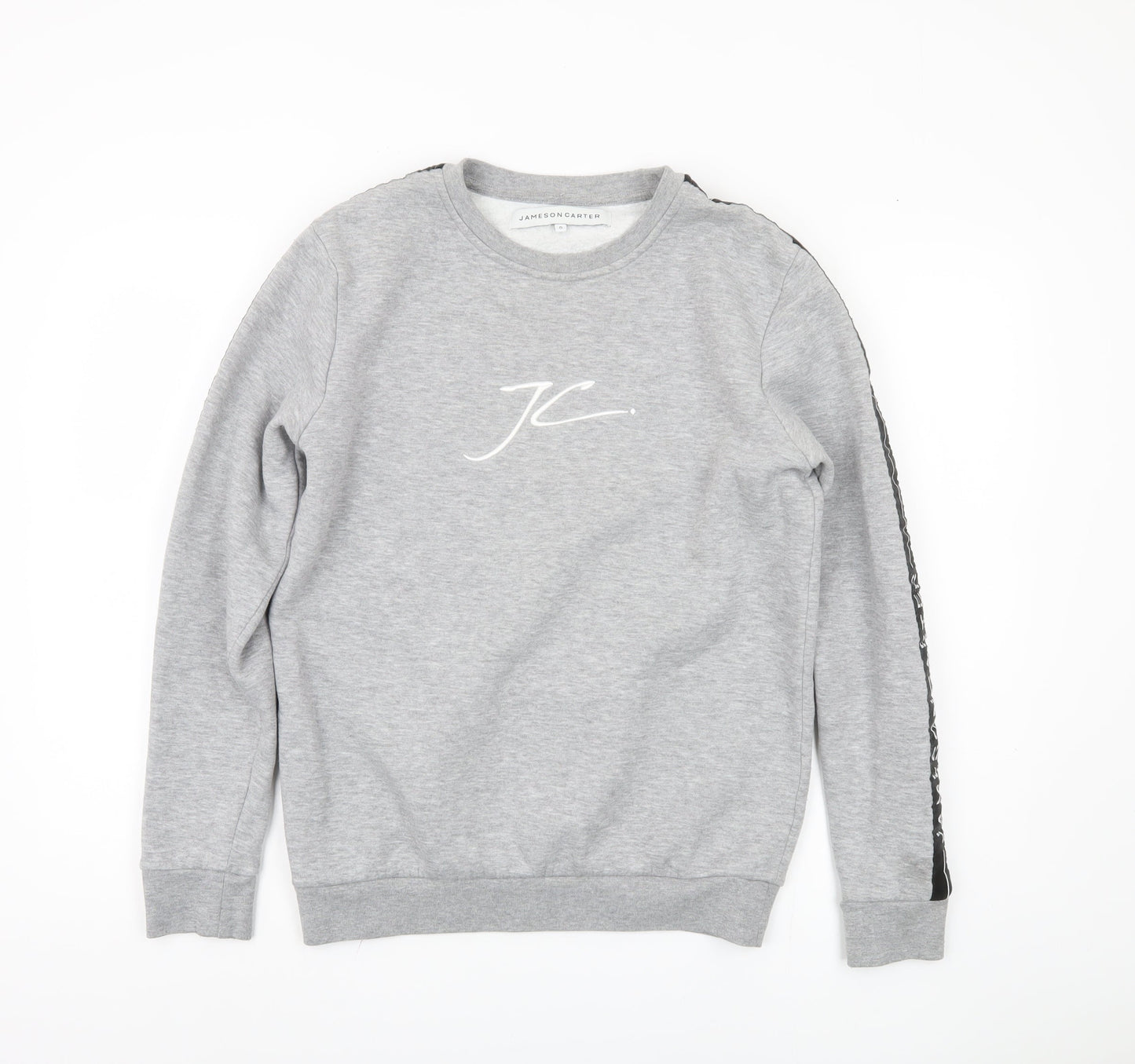 Mens UK Size S Jameson Carter Grey Pullover Sweatshirt