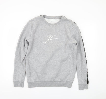 Mens UK Size S Jameson Carter Grey Pullover Sweatshirt