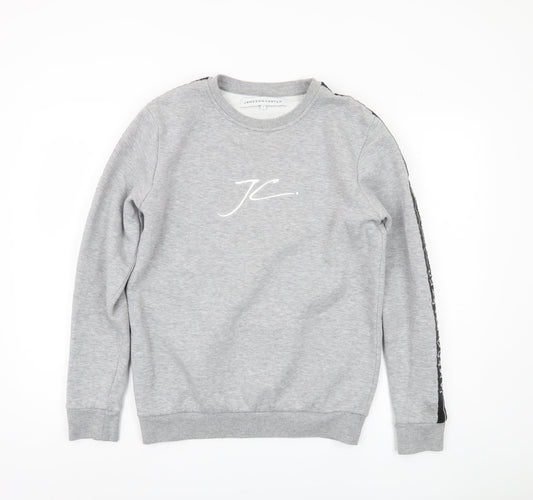 Mens UK Size S Jameson Carter Grey Pullover Sweatshirt