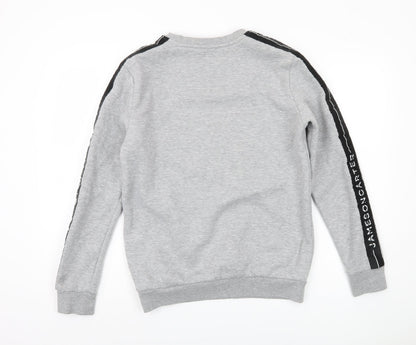 Mens UK Size S Jameson Carter Grey Pullover Sweatshirt