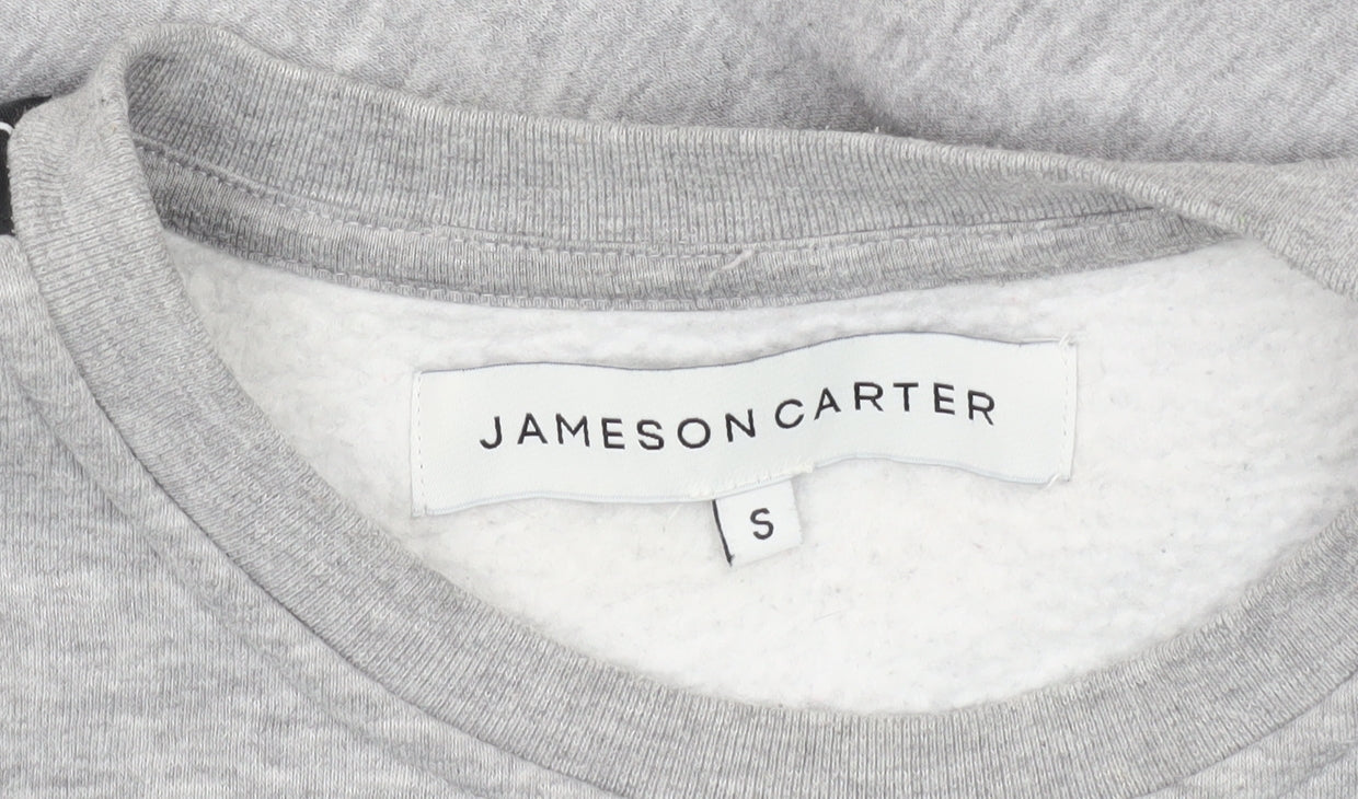 Mens UK Size S Jameson Carter Grey Pullover Sweatshirt