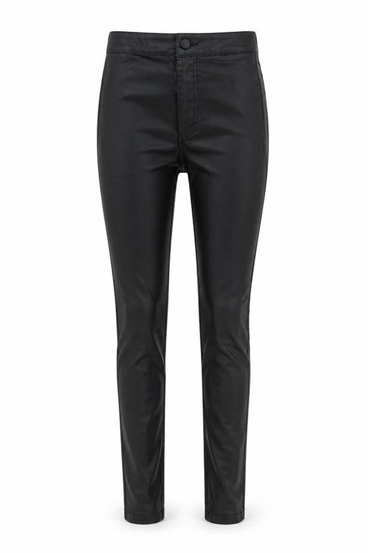 Womens UK Size S Boohoo Slim Fit Leggings Black Trousers