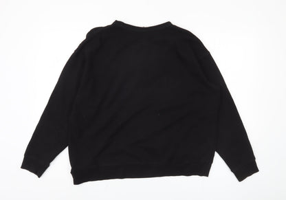 L.O.G.G Black Women's Sweatshirt Size 12 Casual Elegant