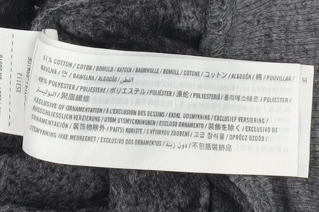 Hollister Women's Grey Pullover Sweatshirt, Size S