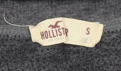 Hollister Women's Grey Pullover Sweatshirt, Size S