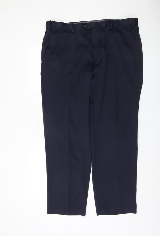 Marks and Spencer Men's Navy Dress Pants 40 Regular