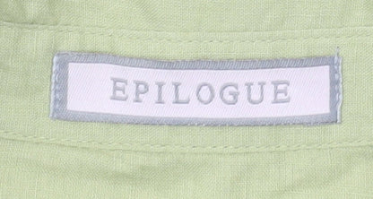 Epilogue Women's Green Short Sleeve Blouse Size 18