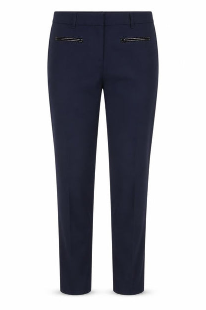 Womens UK Size 10 Tommy Hilfiger Regular Fit Casual Business Blue Trousers