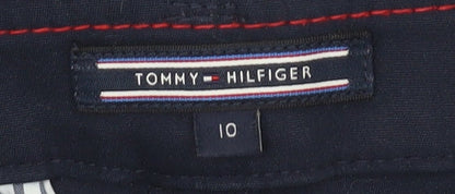Womens UK Size 10 Tommy Hilfiger Regular Fit Casual Business Blue Trousers