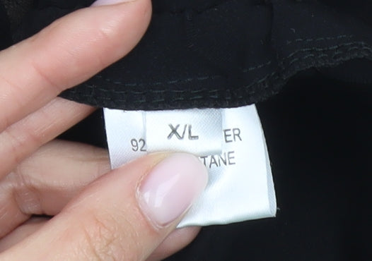 Womens UK Size XL Saloos Collection Black Basic Blouse