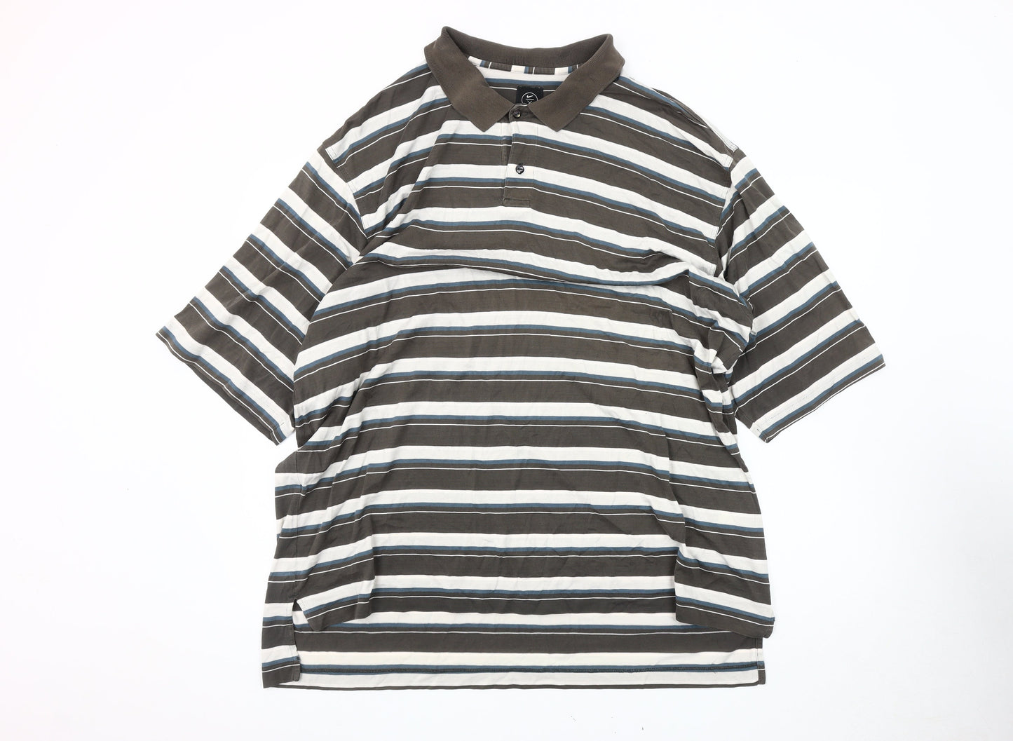 Nike Men's Multicoloured XL Striped Polo Shirt
