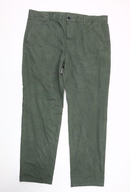 Marks and Spencer Men's Green Trousers 42