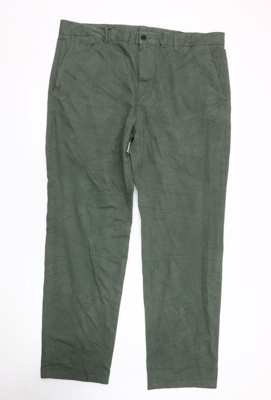 Marks and Spencer Men's Green Trousers 42