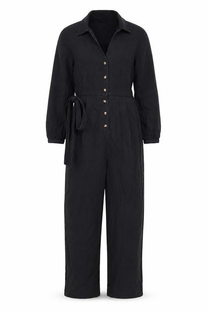 Womens UK Size 4 Whistles One-Piece Black Jumpsuit