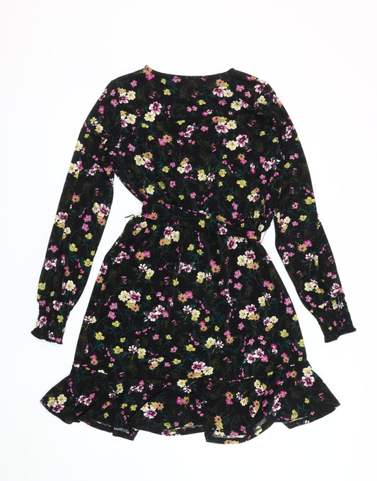 Oasis Women's Multicoloured Floral Fit & Flare Dress S